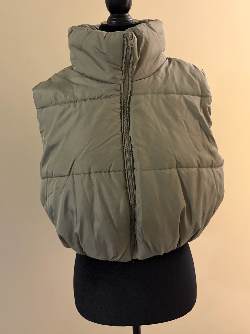 New Look Olive Green Puffer Gilet